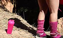 Melody antunes masturbates in the park 😏