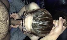 this asian girl gives a tight blowjob in her sex tape