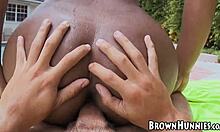 Busty Ebony Girl Anna Halo In Intense Scene After Rimming