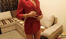 watch her suck that monster cock and get ass fucked?