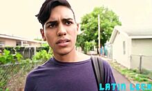 damn, straight latino surrenders tight ass for quick cash!