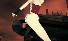 lilith with tattoos gets fucked doggystyle in 3d hentai