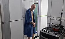 Masturbating While Watching Stepdaughter In Toilet Fetish Scene