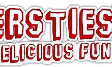 Hot Lesbian Brunette with Natural Tits in Face-Sitting