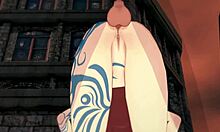 lilith with tattoos gets fucked doggystyle in 3d hentai