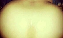 Latina Wife's Passionate Orgasm from Cumshot on Her Big Ass