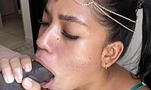 cute teen treats good cock in amateur couple scene