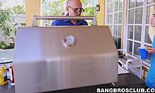 Redhead babe and milf get hammered by lucky boyfriend