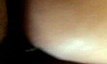 black ebony chick with fat ass gets creampied hard