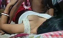 Newly married beautiful wife enjoys first bedroom sex