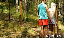 That giant one-eyed monster is ready to ram a tiny teen snatch