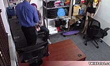 Cute Purple Haired Shoplifter Rebel Teen 18+ie Punish Fucked Real Hard