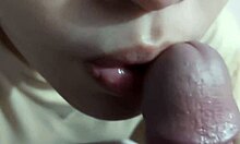 My Babe Sucks My Dick Sloppy Every Day in Close-Up