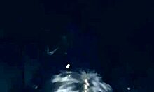 Teen whore performs deepthroat blowjob in public before boyfriend arrives