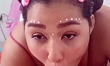 My rude husband makes me suck his huge cock after trip