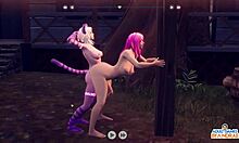 Hey, who’s tasting the emissary’s shaved pussy in episode 5 of Breeders?