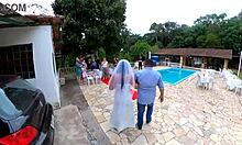 Brunette Marries Due to Huge Cock - Natzinha Morena