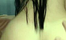 Brunette with Long Hair and Big Ass Rides Until Creampie