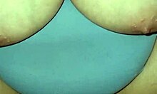 I feel this amateur slut milf with huge tits leaking from her pussy while getting fucked