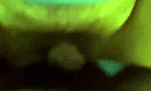 I feel this amateur slut milf with huge tits leaking from her pussy while getting fucked