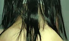 Brunette with Long Hair and Big Ass Rides Until Creampie