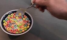 sisloving com - stepsister nauli nala lays stepbrother on the table and whips out his cock to suck it