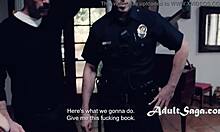 Cops Supervise a Man Interacting with His Stepdaughter During a Family Dispute