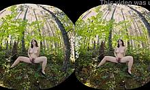 Oh My! Yanks Raven Snow Pleasures Her Clit in the Snow!