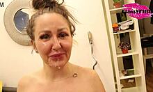 Man, I just got a cumshot right to the eye, unbelievable!