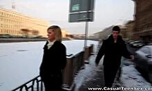 Shirley Harris Gives Blowjob And Gets Cum On Tits