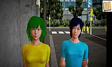 Teen Redhead Fucked in 3D Hentai Game