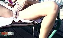 Watch Me Cum On That Latina Goddess's Big Tits