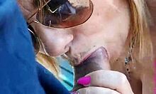 mio marito mi porta parco giochi pompino