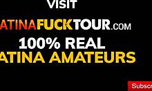 How does the hot Colombian neighbor get her cheeks clapped in Airbnb?