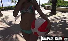 Zoey Foxx enjoys blowjob and assfucking on her vacation sex tape with Mofos