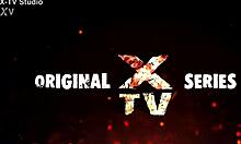 Luna Rishi battles huge cock in intense anal pounding session