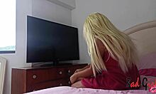 madrastra convensida por hijastra de polla grande