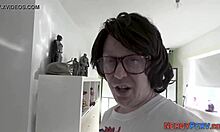 European Amateur Newbie Tricked into Handjob and Facial Blowjob