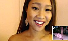 Camgirls reactions to big cock 2 😍 monster cock asian babe