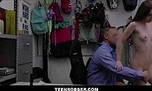 teen shoplifter lets officer fuck her for freedom 😏 sia wood skinny tiny tits