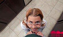 Stella Luxx seeks attention from Joshua Lewis in this pov scene.