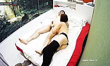 Real amateur oral fun with a twosome caught on cam! 😜