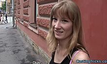 Cocksucking casting amateur banged.