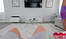 Stella Luxx seeks attention from Joshua Lewis in this pov scene.