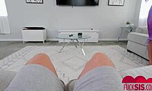 Stella Luxx seeks attention from Joshua Lewis in this pov scene.