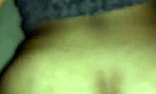 Milf sits on monster black cock and twerks her ass deliciously during interracial fucking.