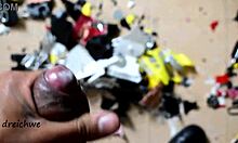 Feeling The Thrill Of Crushing Big Cars With Boots In Racing Destruction