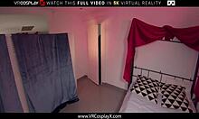 VRCosplayX Emily Cutie as Wednesday rides hard in wild POV action