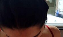 i'm white moon, suckin his big coc in frunt of the hot tub, oh god!