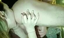 Amateur milf rims ass in garage